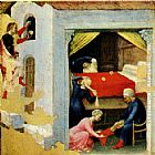 Quaratesi Altarpiece St. Nicholas and three poor maidens by Gentile da Fabriano